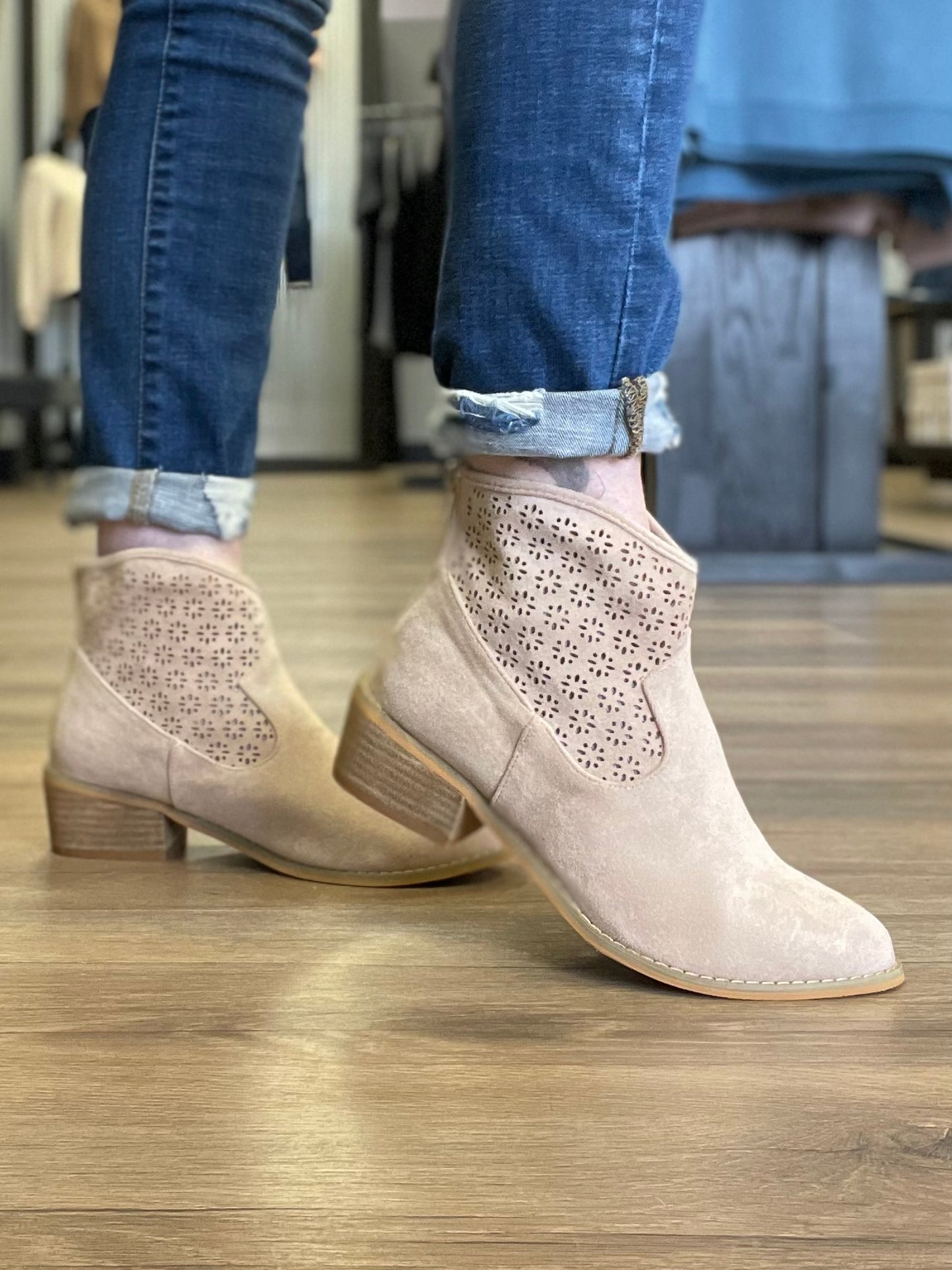 Corky’s Harvest Beige Bootie