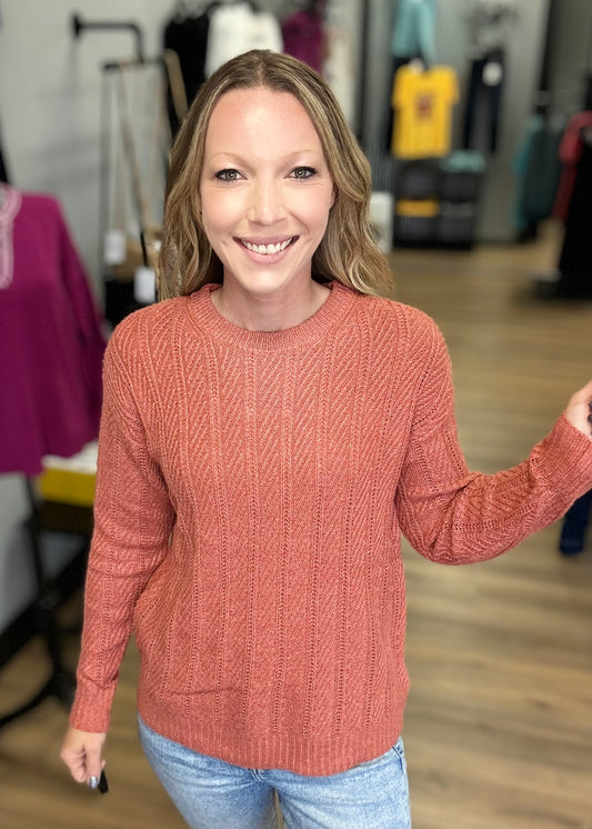 Fiona Rust Sweater