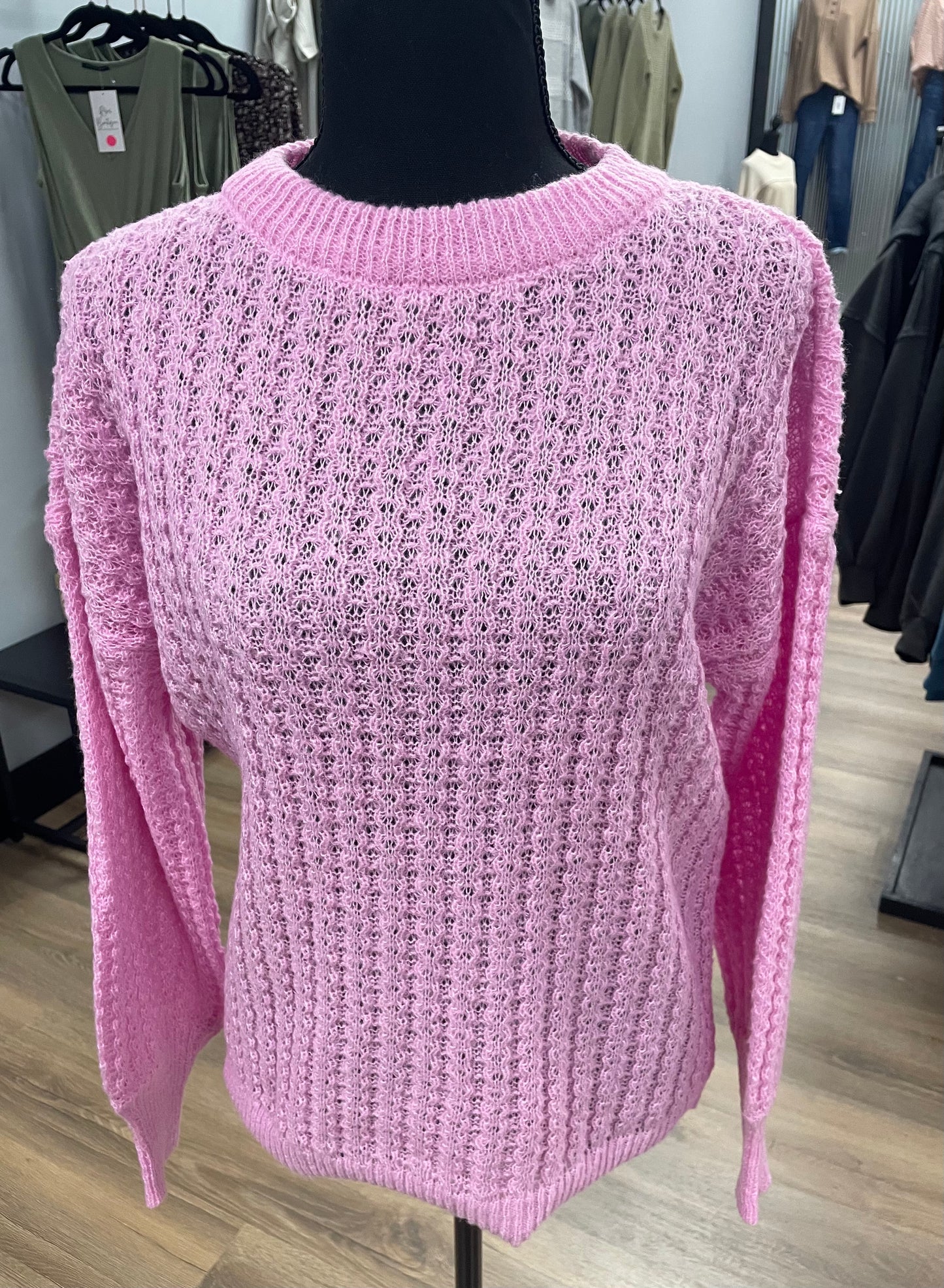 Brenna Pink Sweater