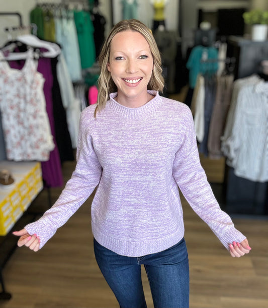 Daisy Lavender Sweater