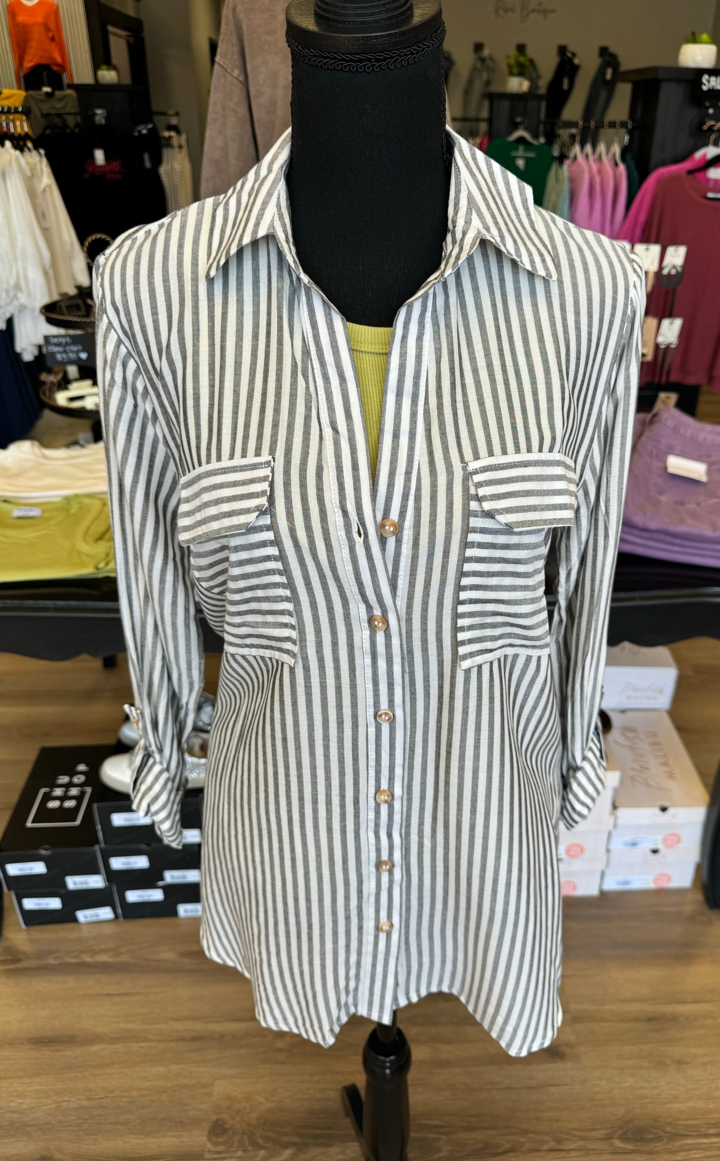 Liza striped long sleeve