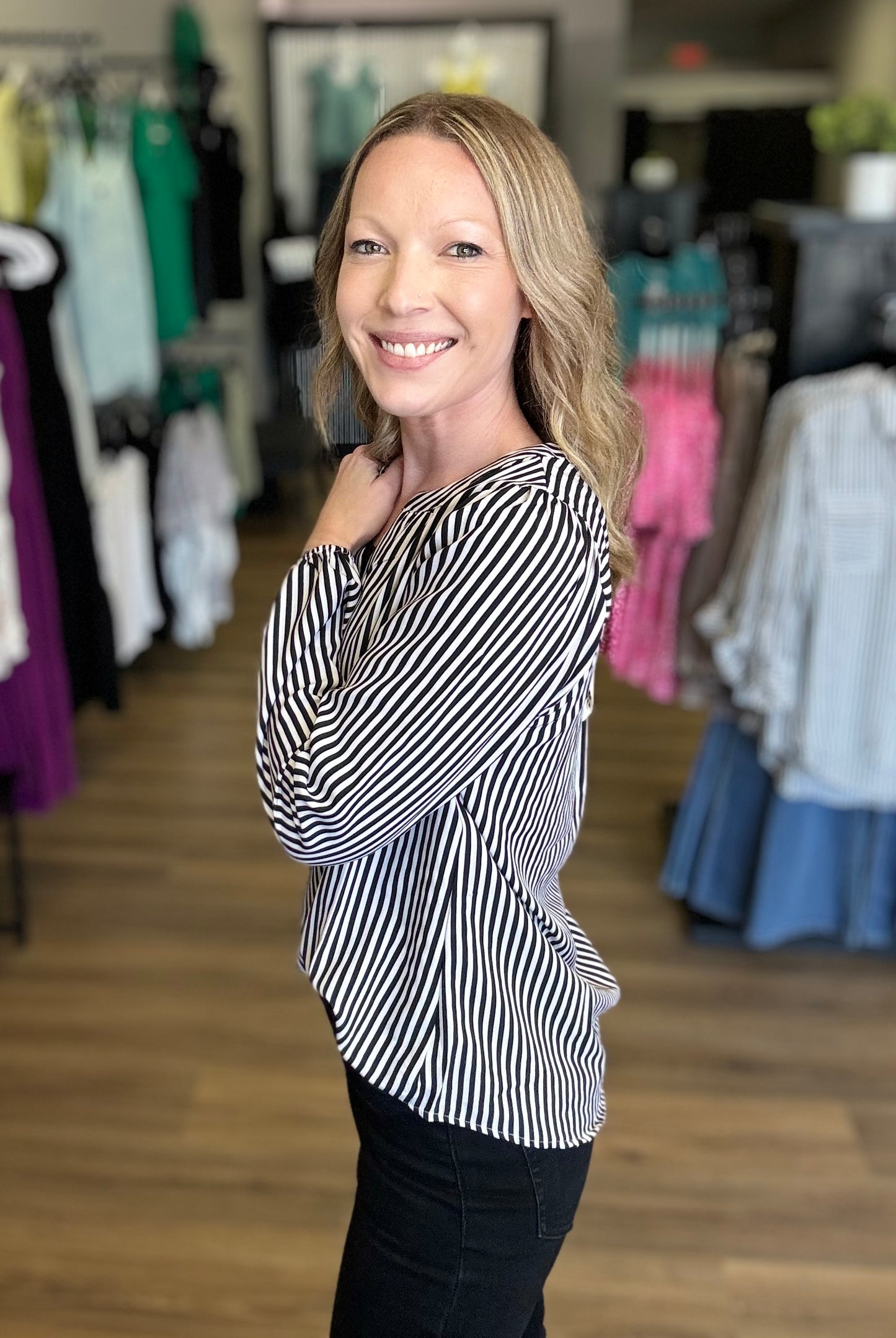 Jane striped top