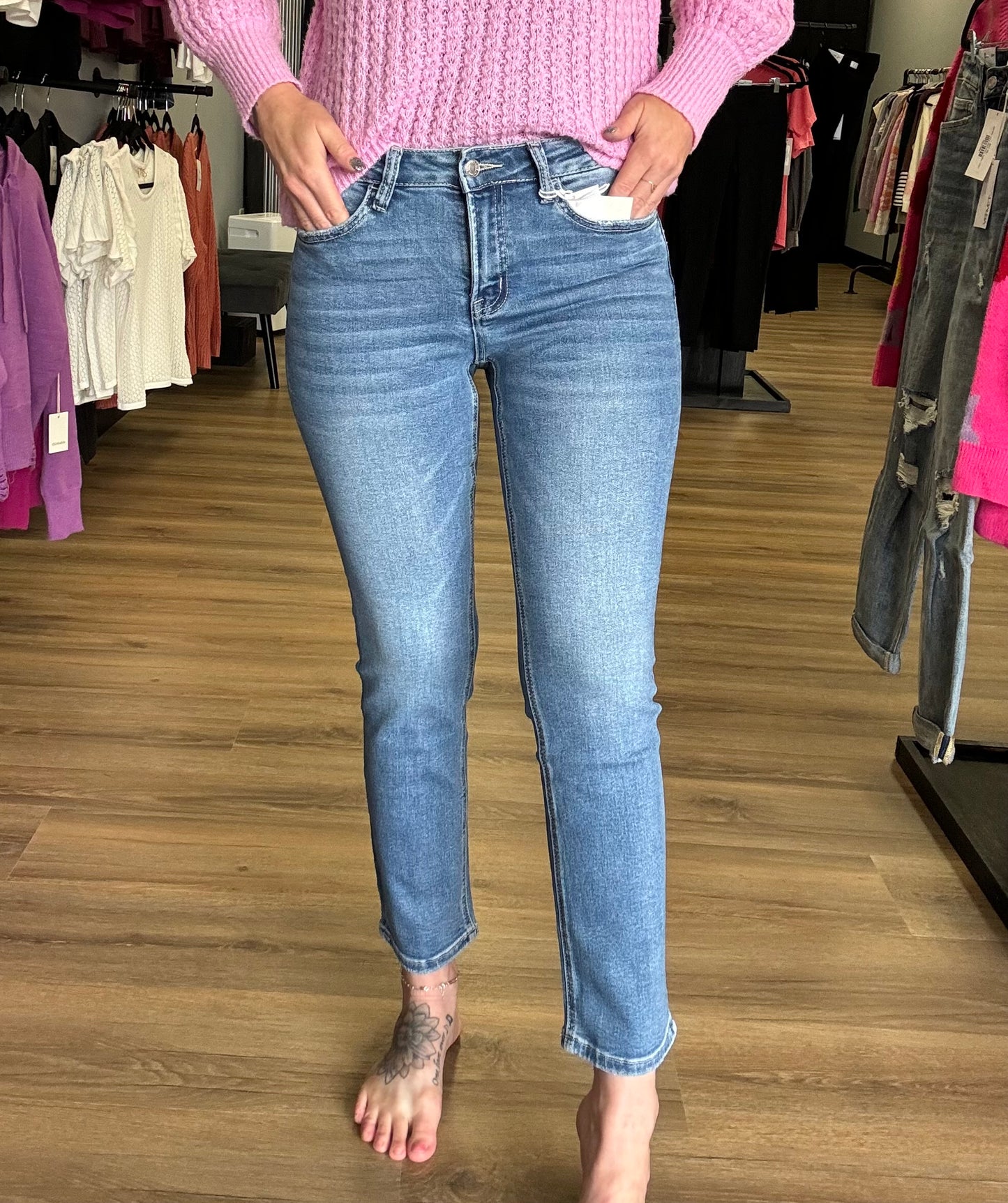 Selene Slim Straight Jeans