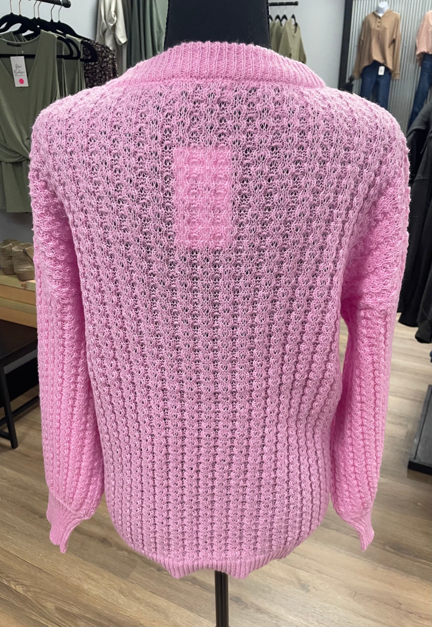 Brenna Pink Sweater