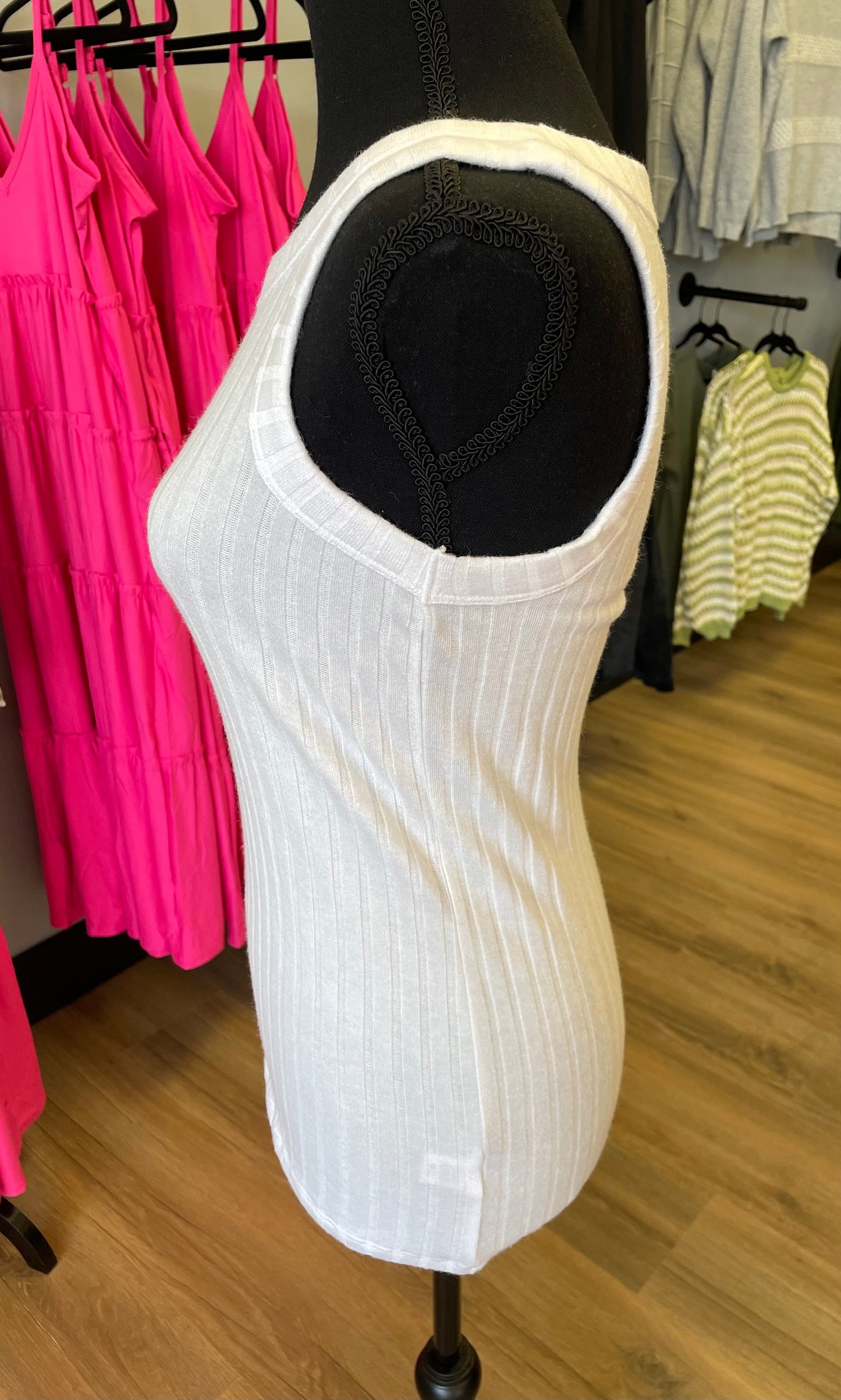 Ava Ribbed Tank