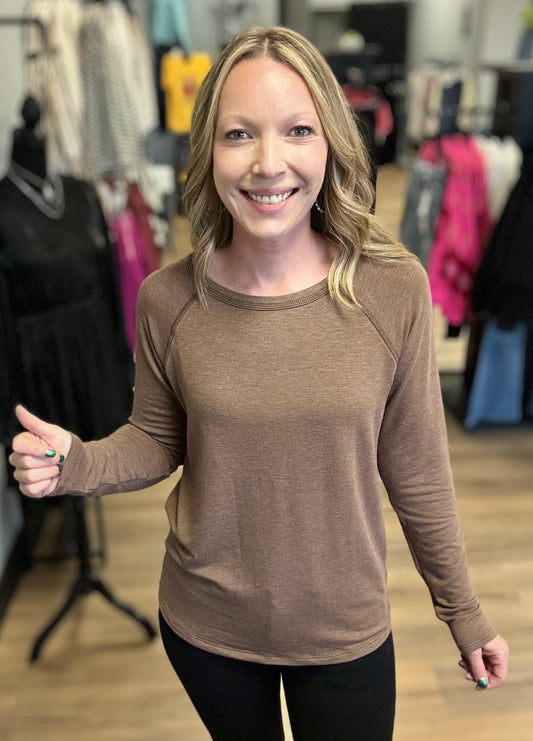 Britta Brown Long Sleeve