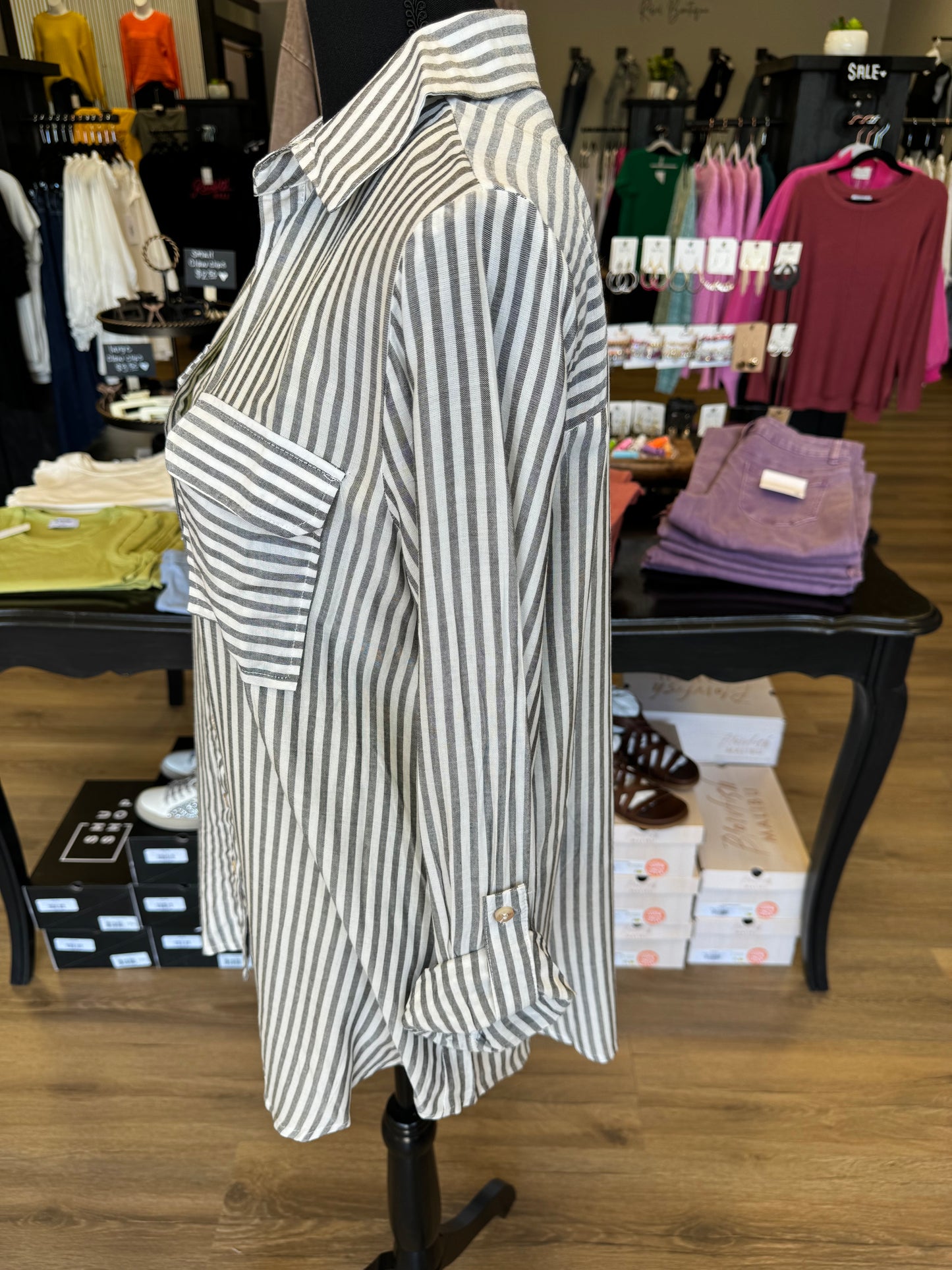 Liza striped long sleeve