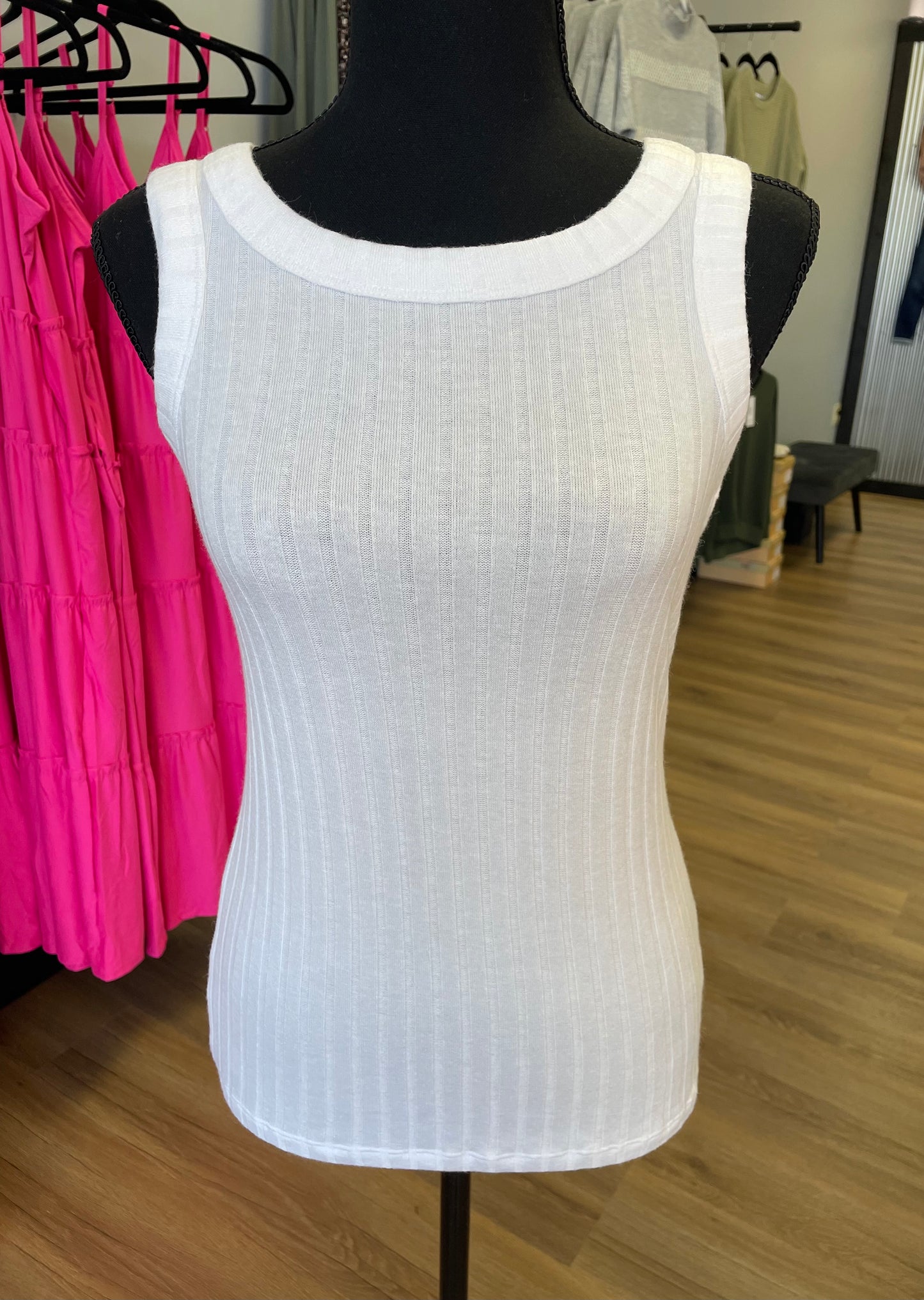 Ava Ribbed Tank